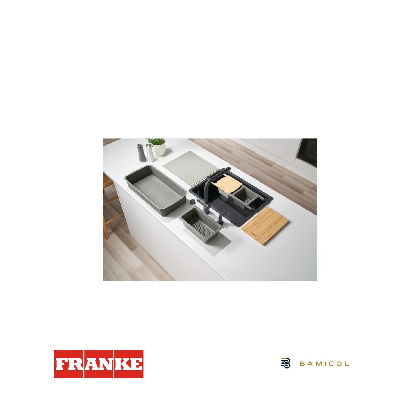FRANKE - Set 8 Piezas Accesorios Lavaplatos All-In - 1120655489