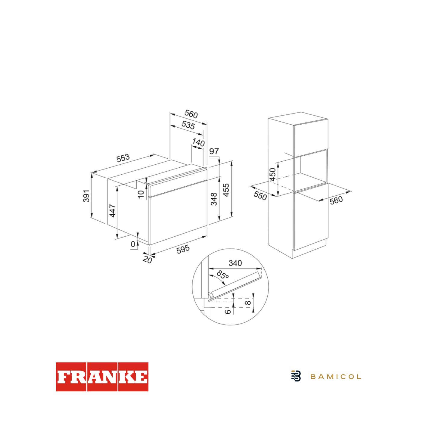 FRANKE - Microondas Combi Maris - FMA 45 MW XS - 1310642823