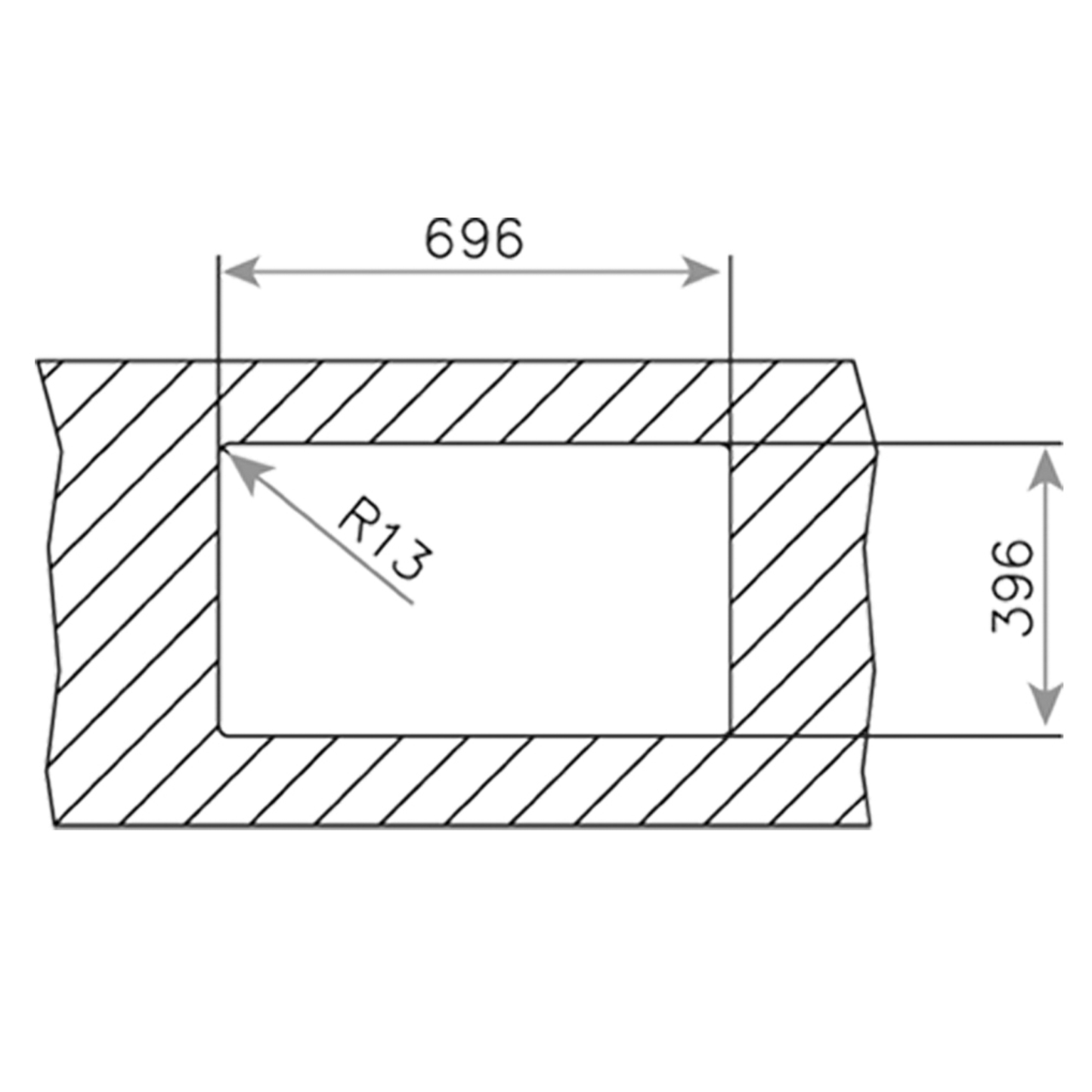 TEKA - RS15 2C 740 - Poceta doble en acero