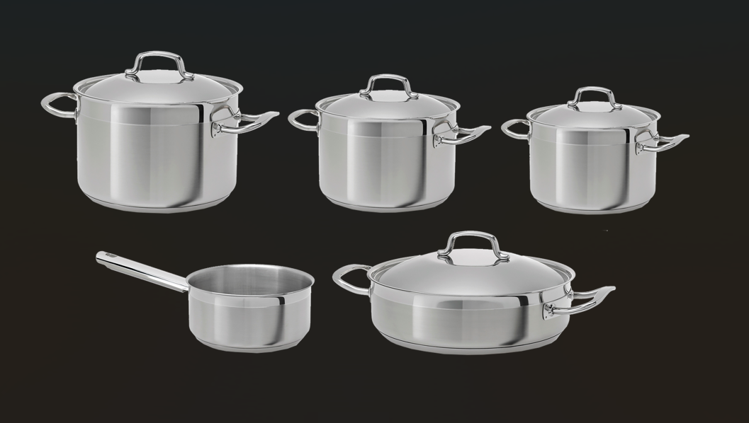 TEKA - Set de Batería de inducción de 9 piezas