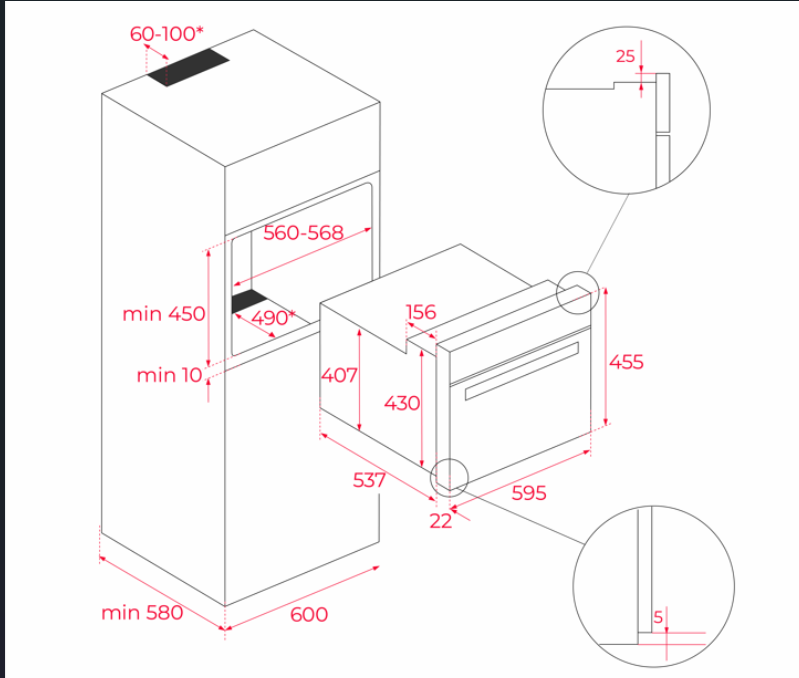 TEKA - HLC 847 SC - Horno multifunción vapor compacto de 60cm