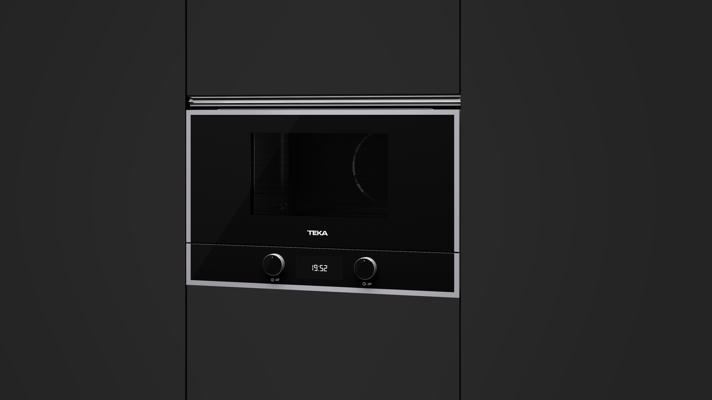 TEKA - ML 822 BIS L - Microondas integrable negro 60cm