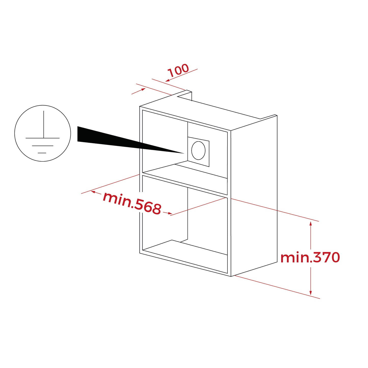 TEKA - MS 620 BIS - Microondas integrable inox