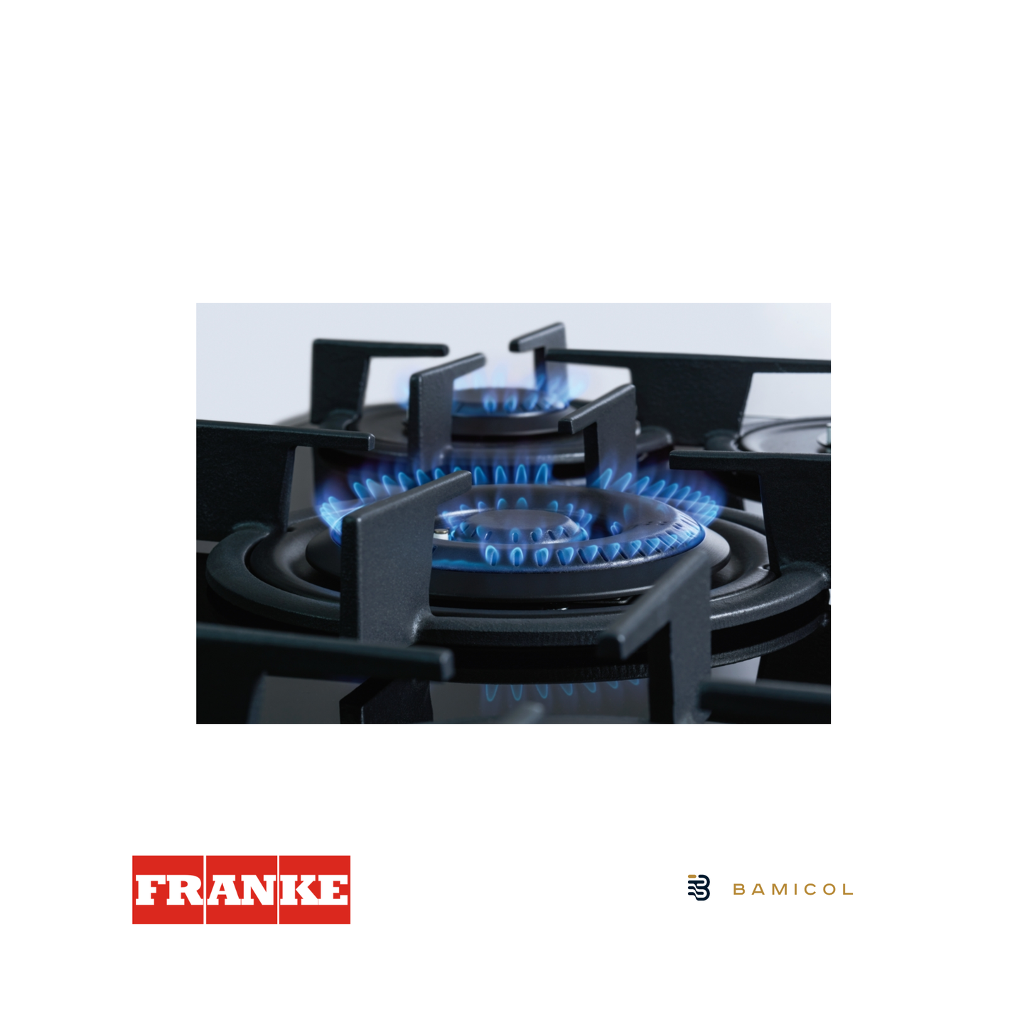 FRANKE - Estufa a gas cristal negro de 75cm - FHCR 755 4GTC HE BK C- 1060374283
