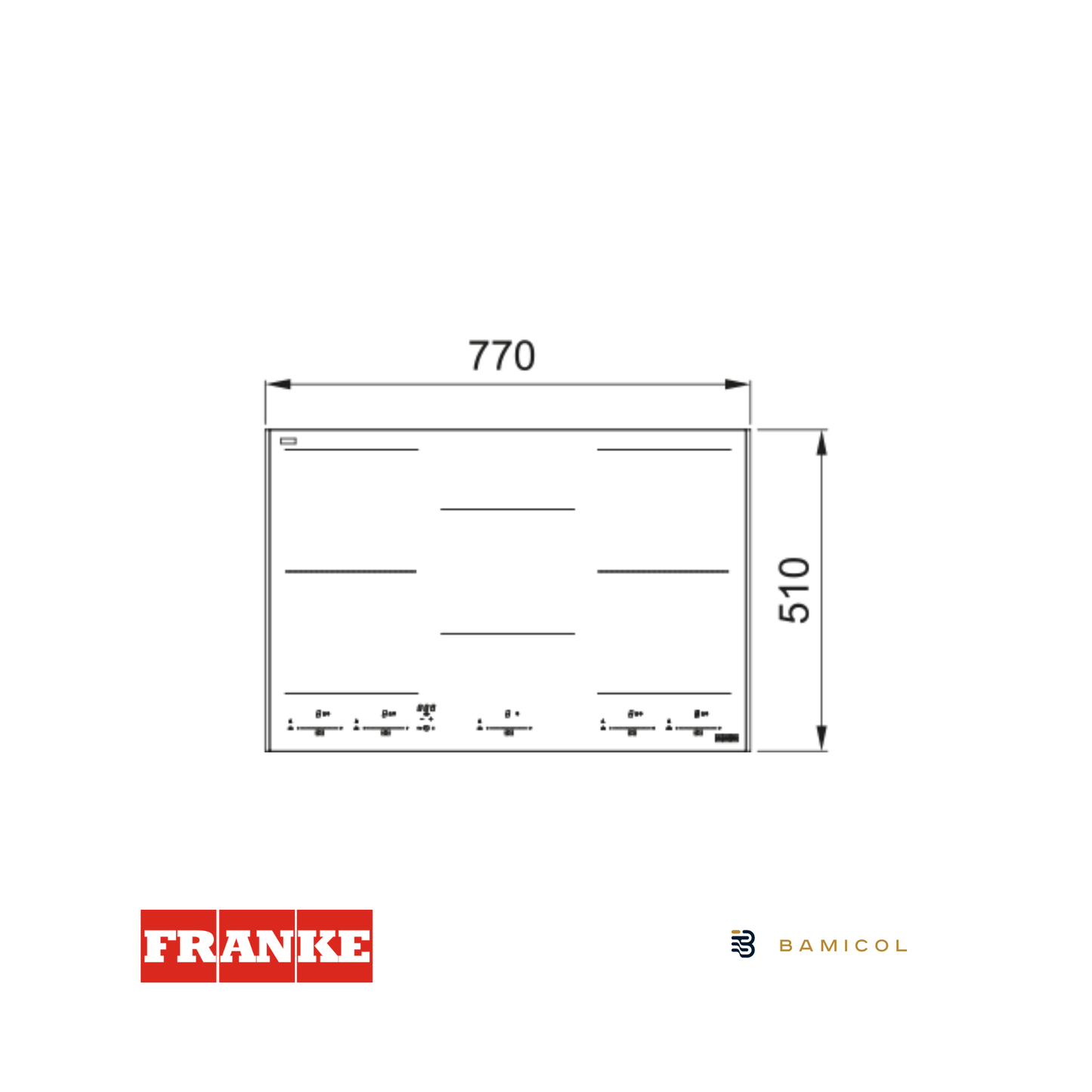 FRANKE - Cubierta Inducción FMY 805 I F KL AN FRK Mythos - 1080735487