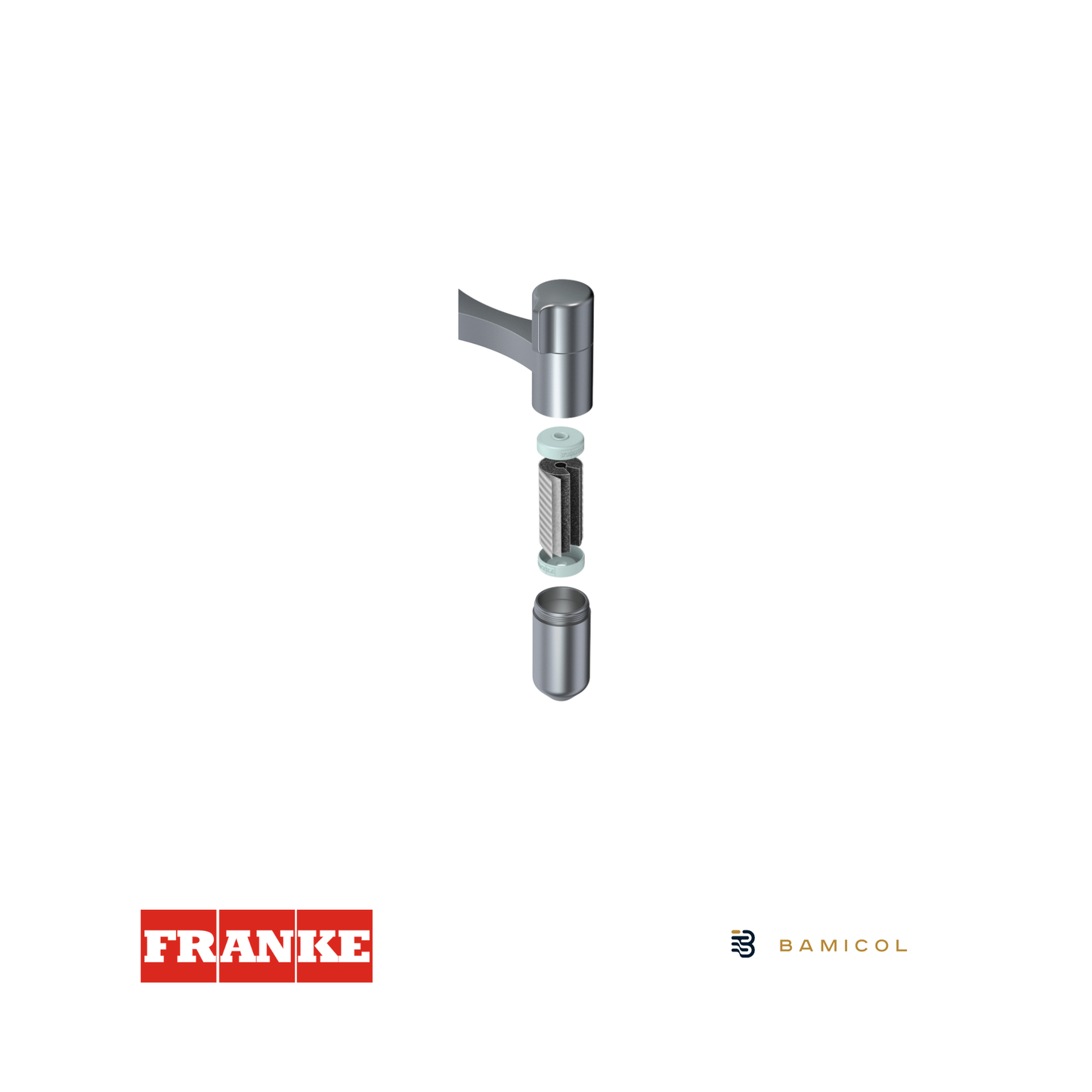 FRANKE - Vital agua filtrado - CROMO / GUN METAL - 1200621228