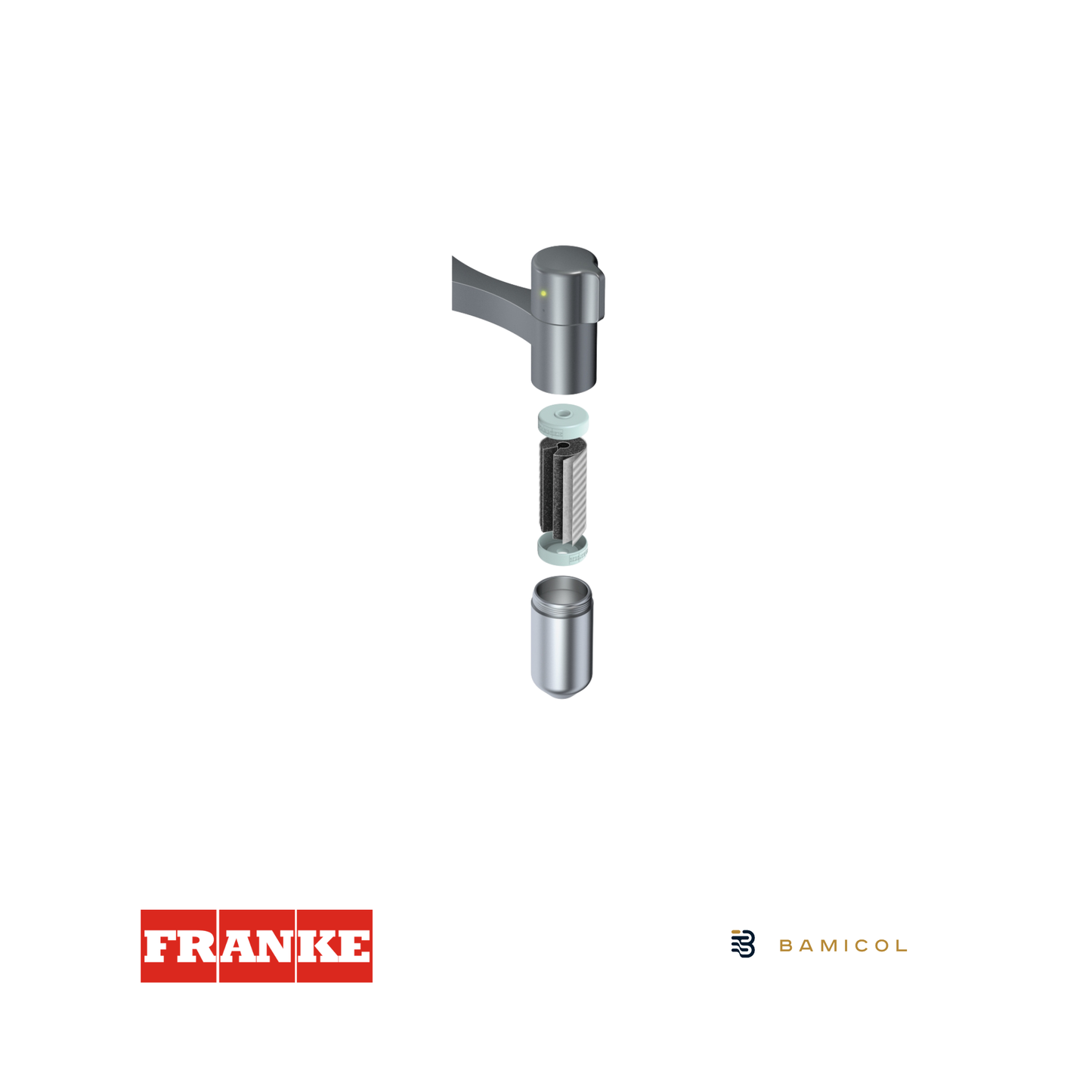 FRANKE - Vital agua filtrado - CROMO / GUN METAL - 1200621228