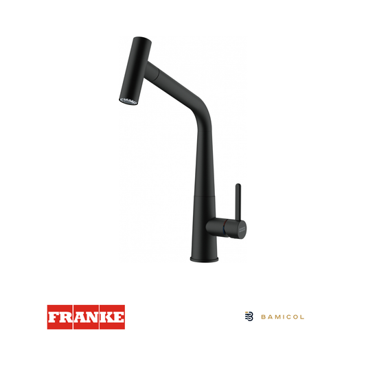 FRANKE - Grifo mezclador extraíble - ICON DOCCIA BLACK MATT - 1150625190