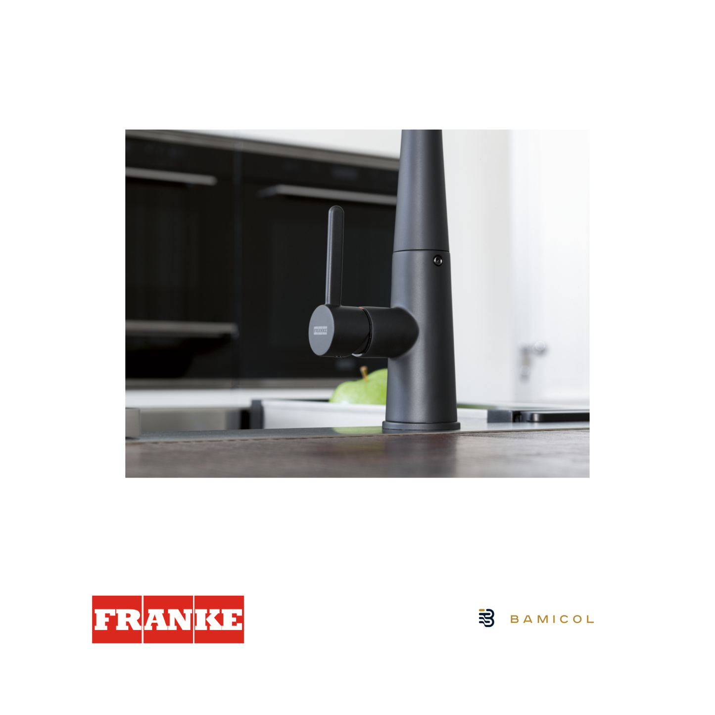 FRANKE - Grifo mezclador extraíble - ICON DOCCIA BLACK MATT - 1150625190