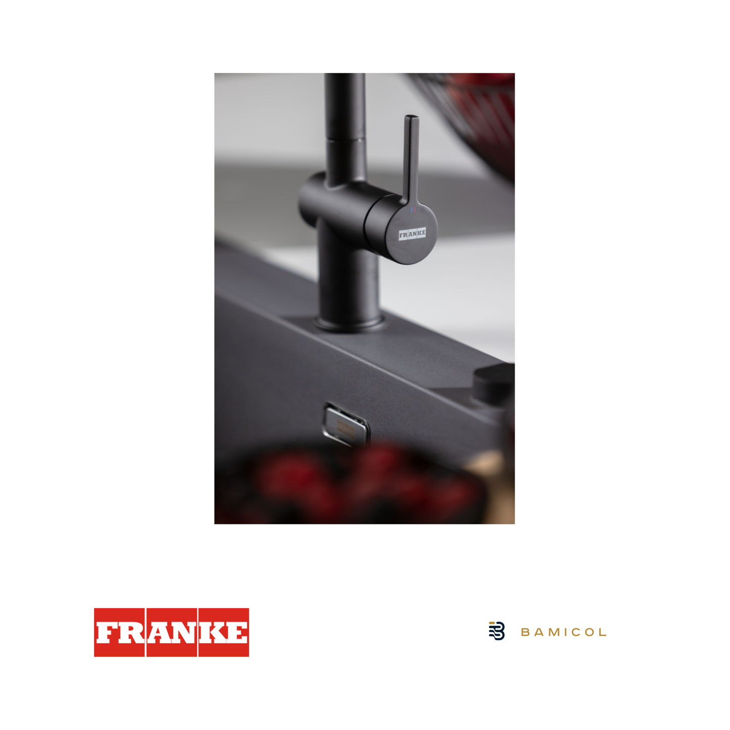 FRANKE - Grifo mezclador extraíble - ACTIVE DOCCIA NEGRO MATE - 1150653382