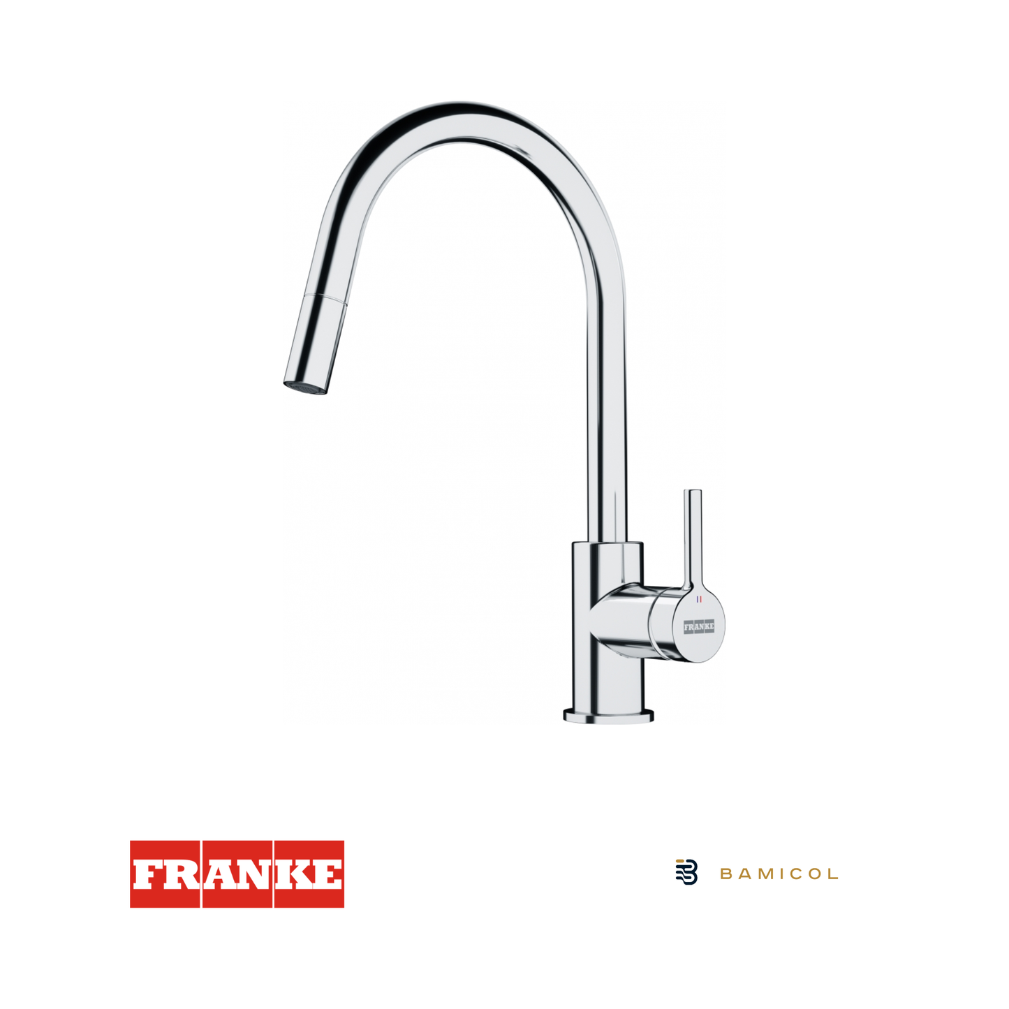 FRANKE - Grifo mezclador cromado - LINO DOCCIA SINGLE LEVER MIXER CHROME FINISH - 1150693229