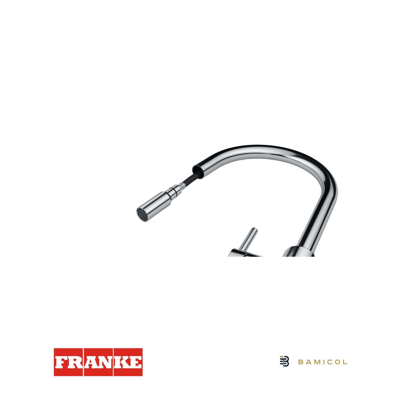 FRANKE - Grifo mezclador cromado - LINO DOCCIA SINGLE LEVER MIXER CHROME FINISH - 1150693229