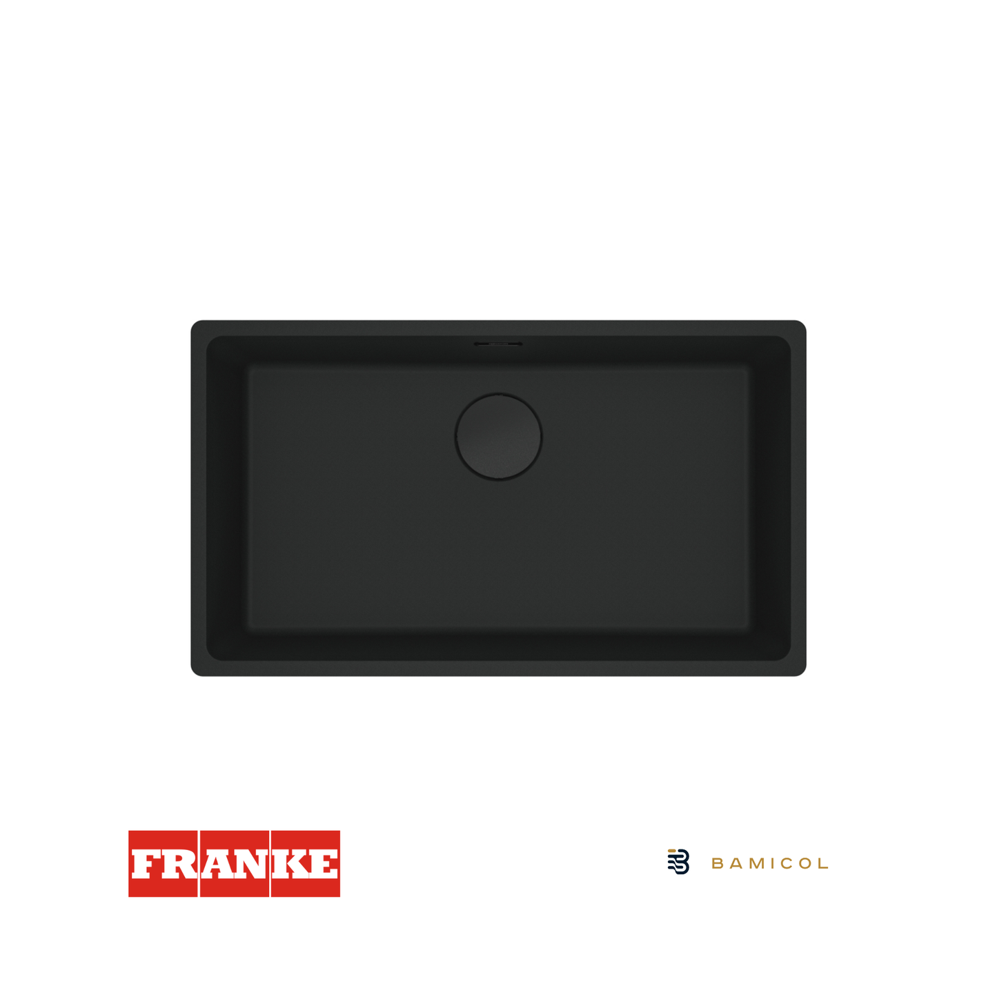 FRANKE - Poceta sintética Maris negro mate - MRG 110-72 NEGRO MATE - 1250686637