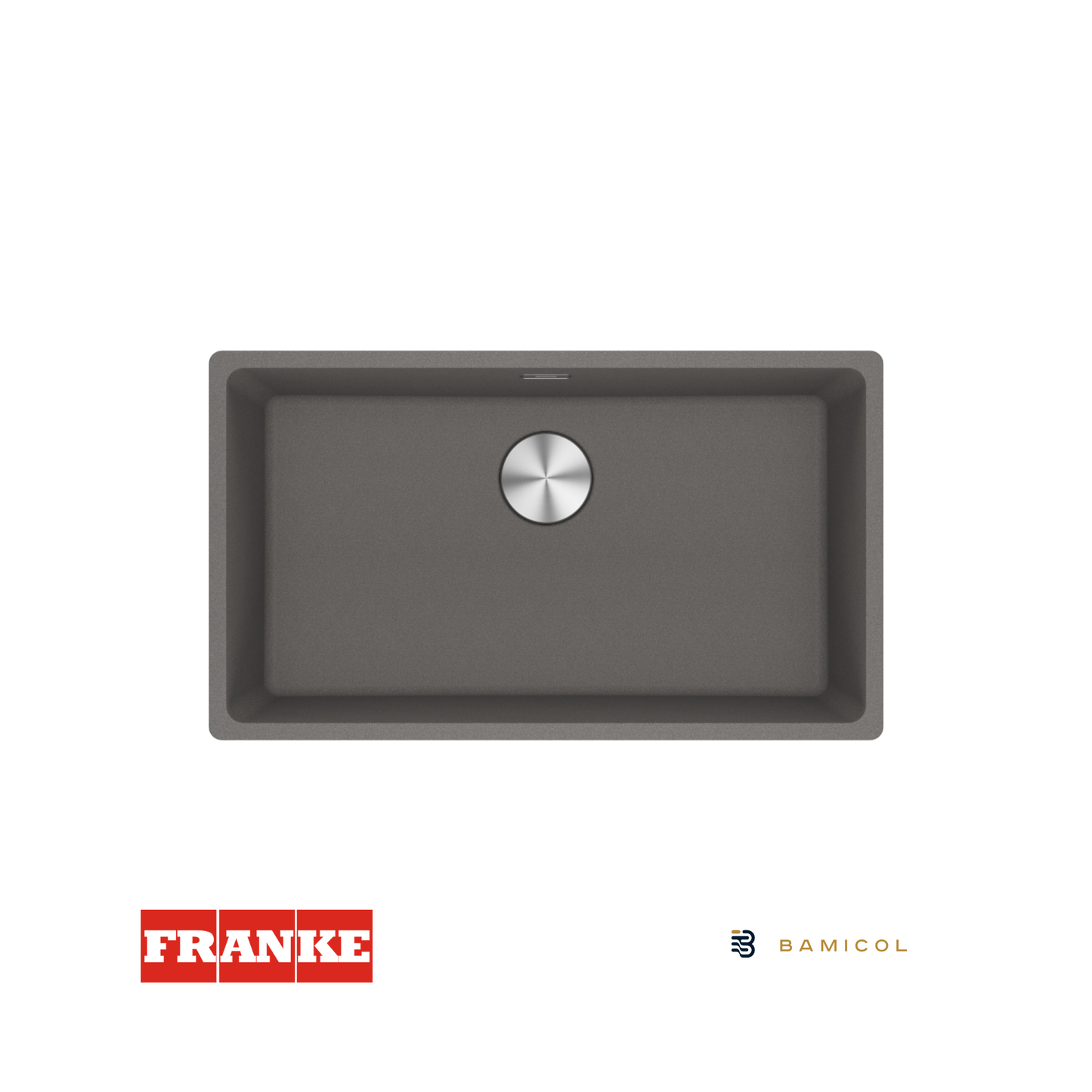 FRANKE - Poceta sintética Maris gris piedra - MRG 110-72 GRIS PIEDRA - 1250686639