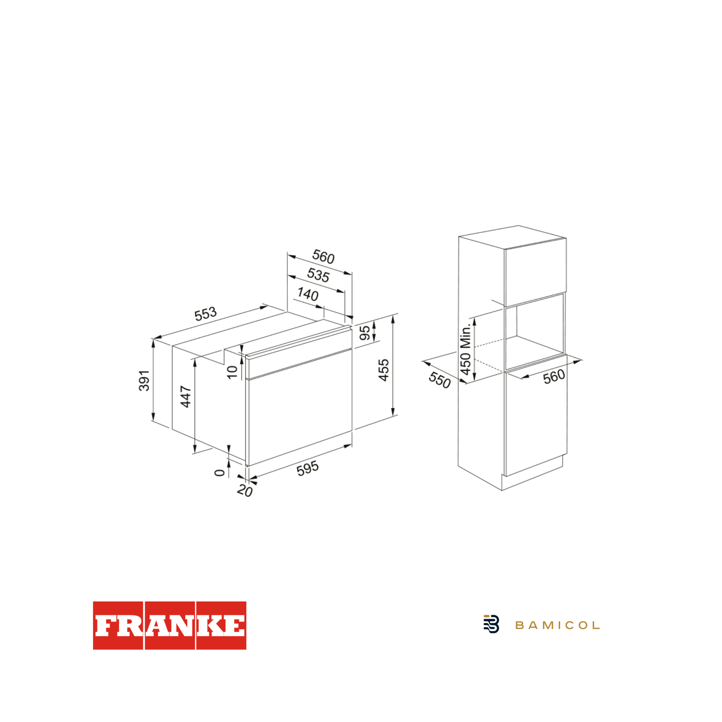 FRANKE - Microondas Combi Mythos - FMY 45 MW XS BRA SA B2B - 1310642824