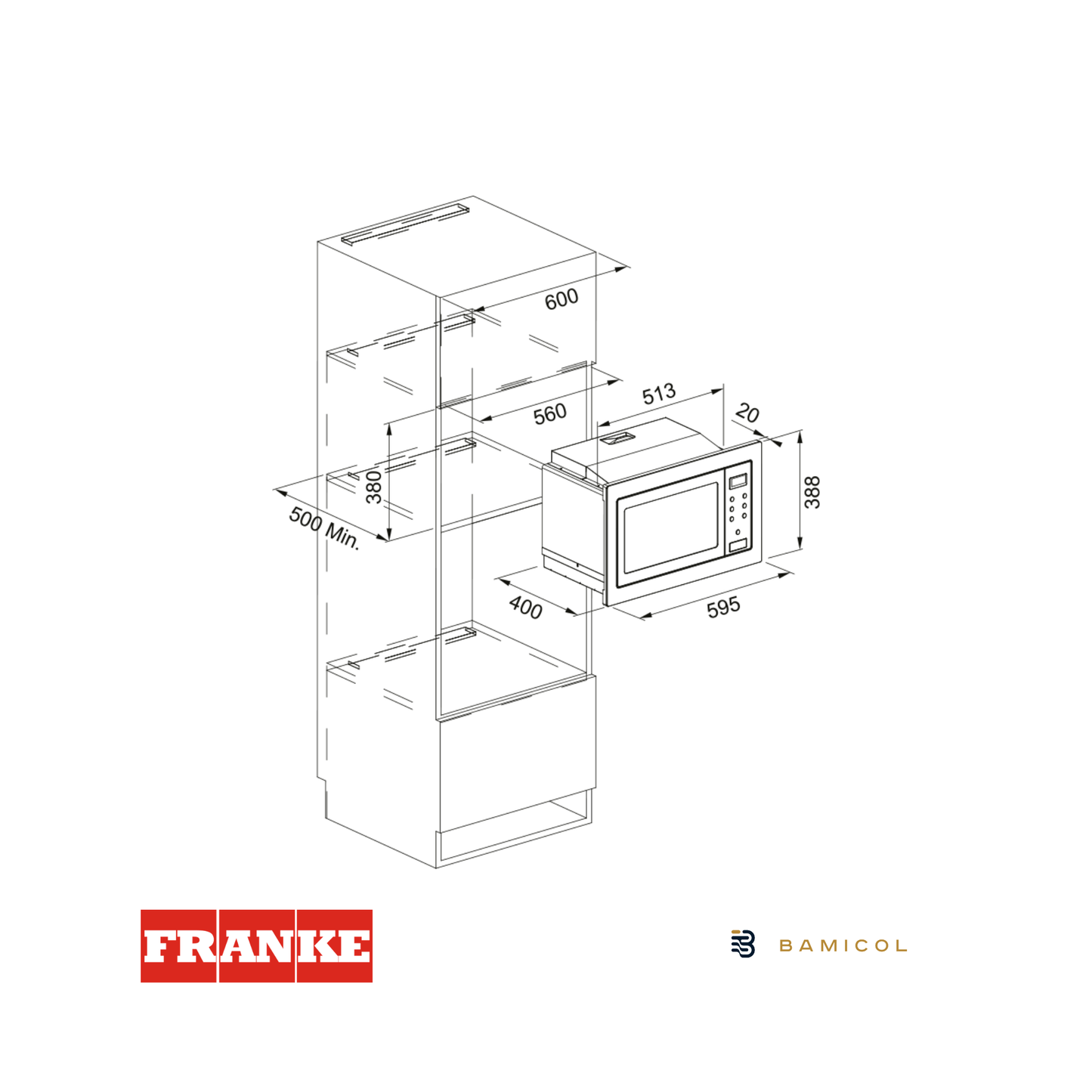 FRANKE - Microondas Smart - FSM 25 MW XS CO - 1310679568