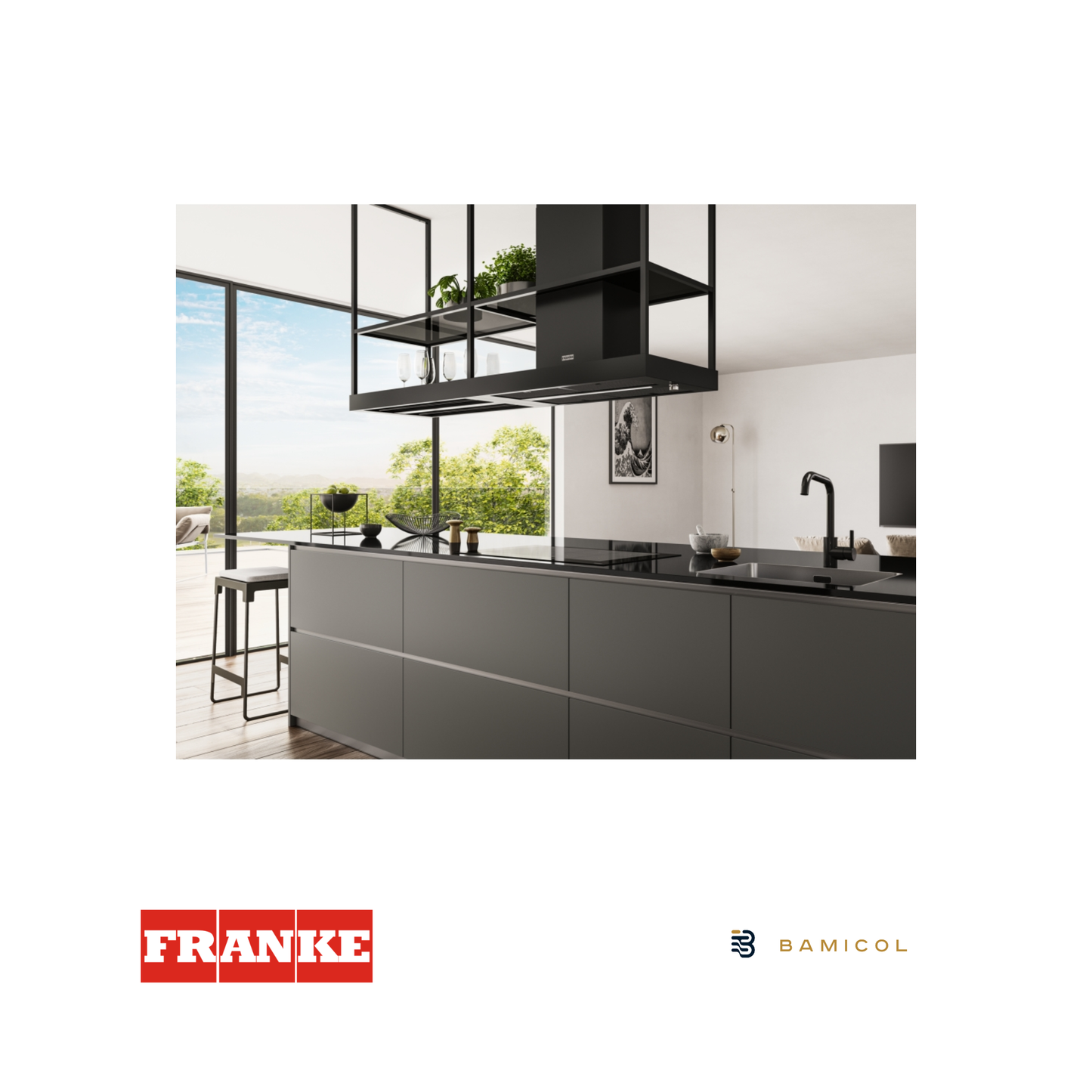 FRANKE - Extractor de isla - T- SHELF - 3250678073