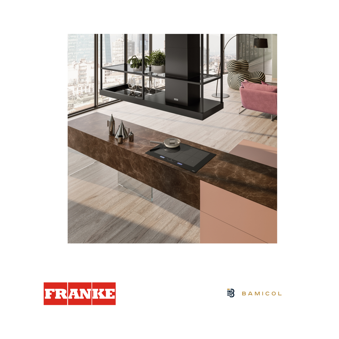 FRANKE - Extractor de isla - T- SHELF - 3250678073