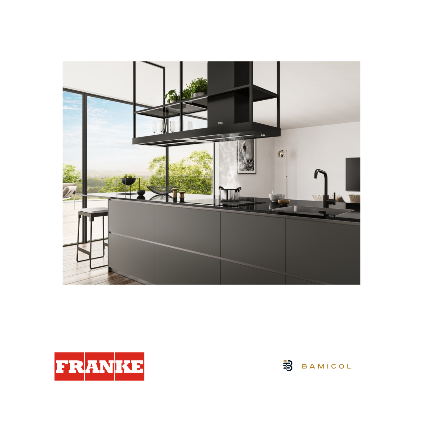 FRANKE - Extractor de isla - T- SHELF - 3250678073