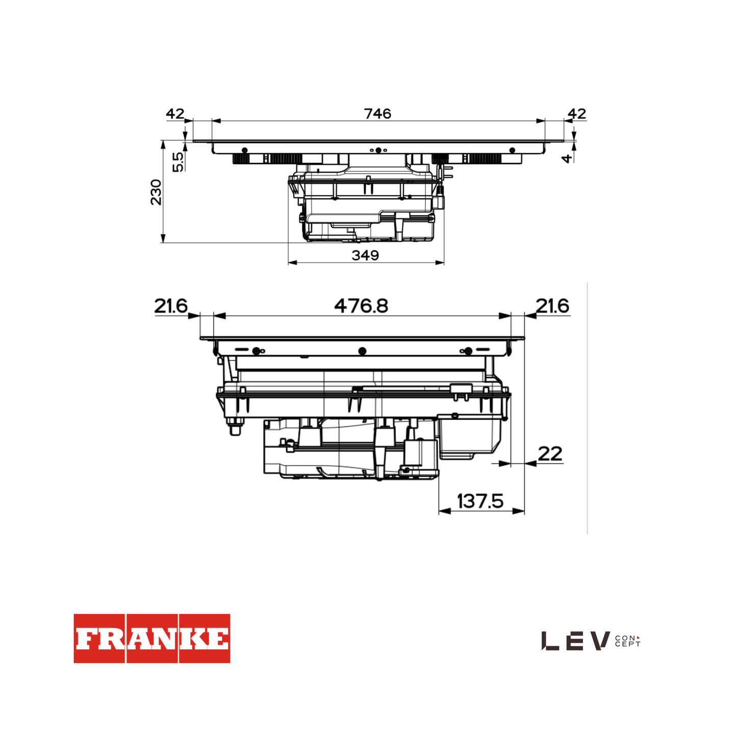 FRANKE - Maris Inducción FMA 8391 HI - 3400705227 (Extractora)