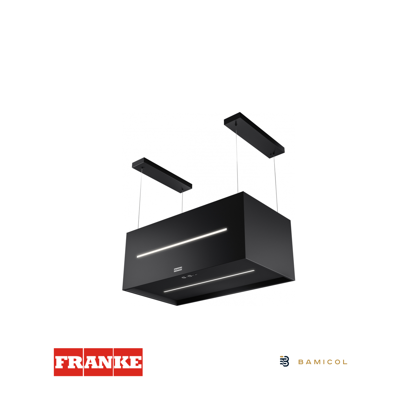 FRANKE - Campana de Isla HOOD FMAS BK EXTRA MATT F80 KL - Maris - 3450698564