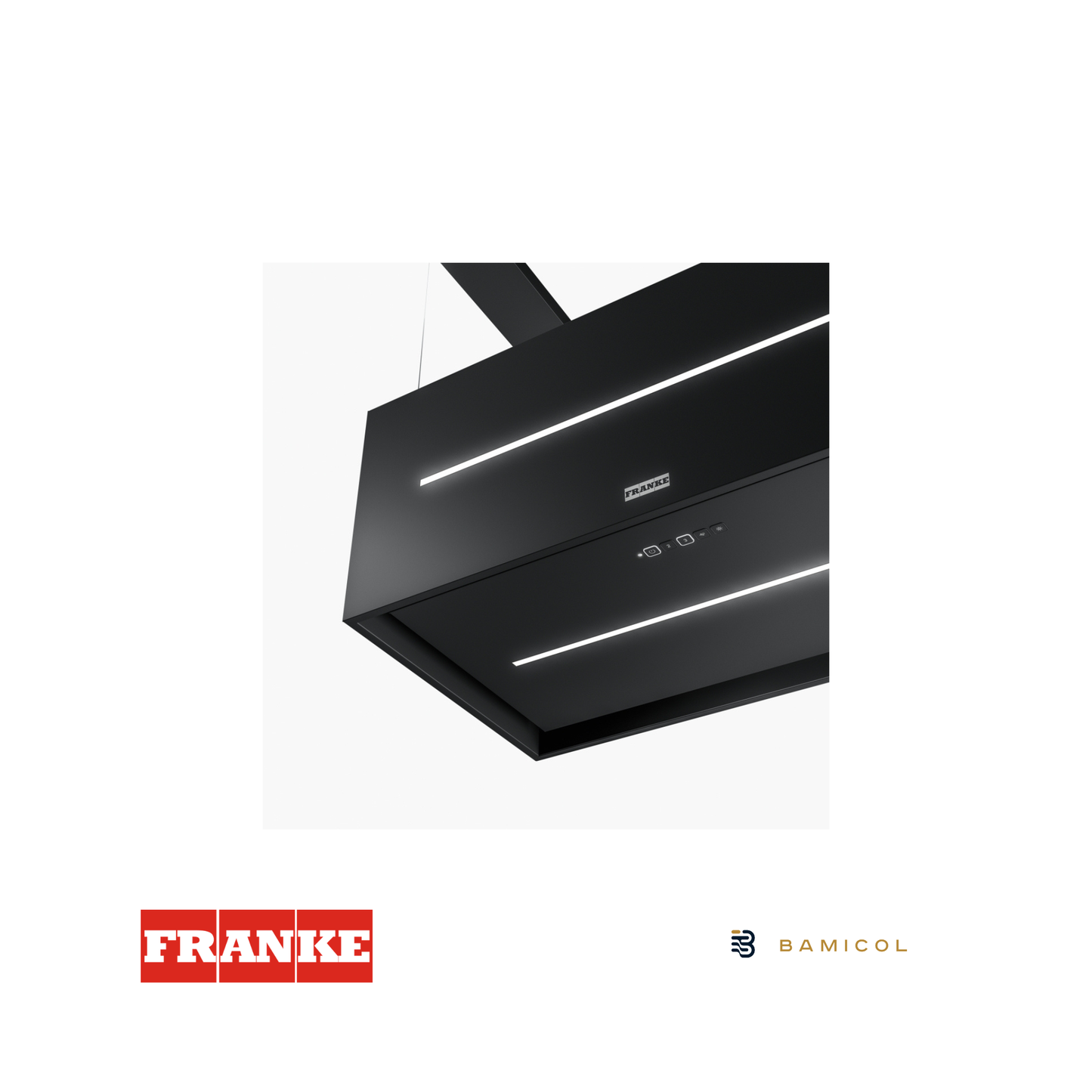 FRANKE - Campana de Isla HOOD FMAS BK EXTRA MATT F80 KL - Maris - 3450698564