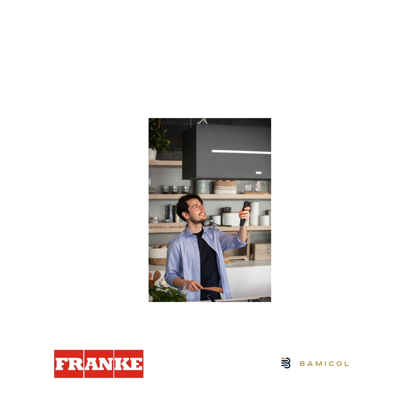 FRANKE - Campana de Isla HOOD FMAS BK EXTRA MATT F80 KL - Maris - 3450698564