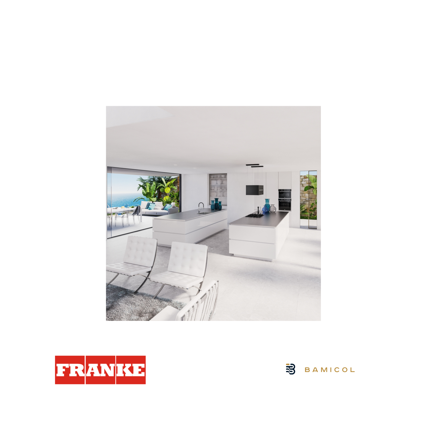 FRANKE - Campana de Isla HOOD FMAS BK EXTRA MATT F80 KL - Maris - 3450698564
