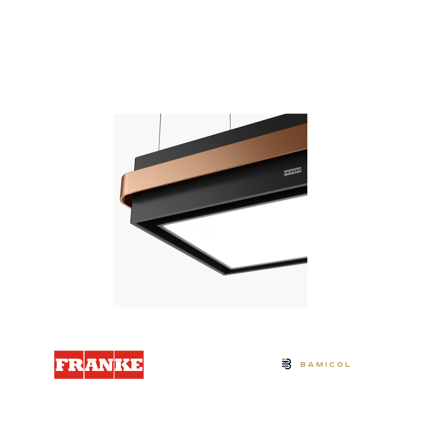 FRANKE - Campana de Isla HOOD FMYS BK/CP F80 KL Mythos - 3450726997