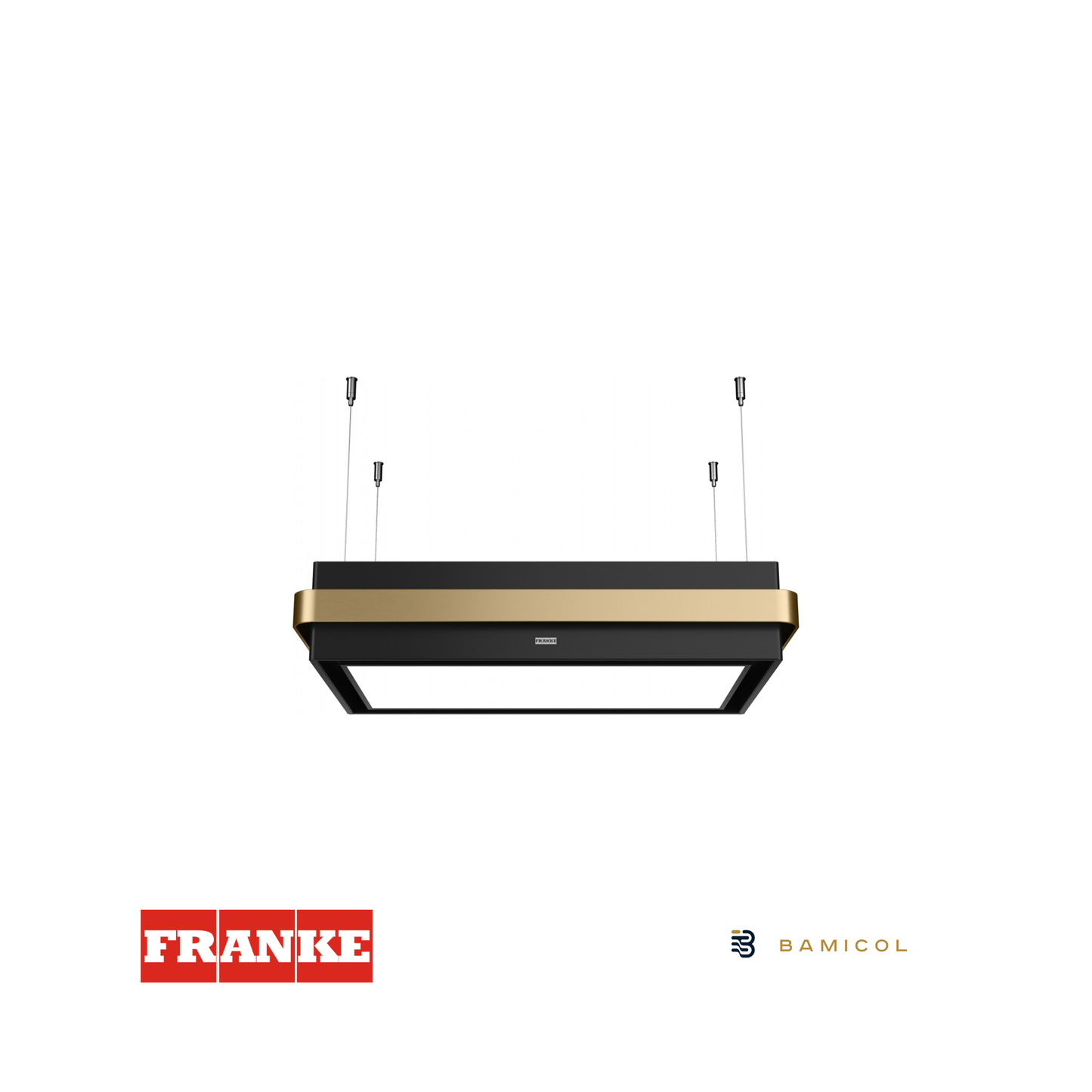 FRANKE - Campana de Isla HOOD FMYS BK/GD F80 KL Mythos 3450726998