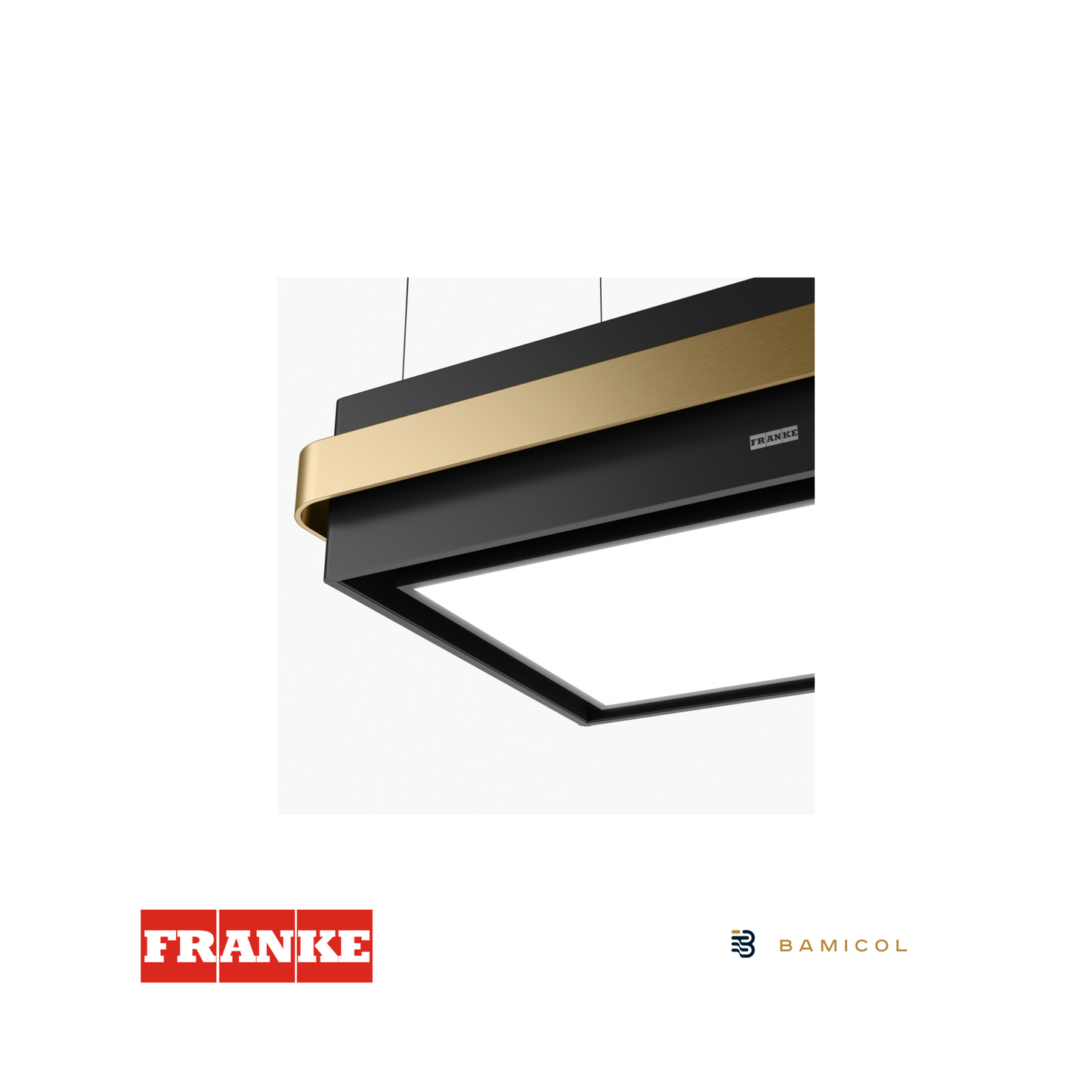 FRANKE - Campana de Isla HOOD FMYS BK/GD F80 KL Mythos 3450726998