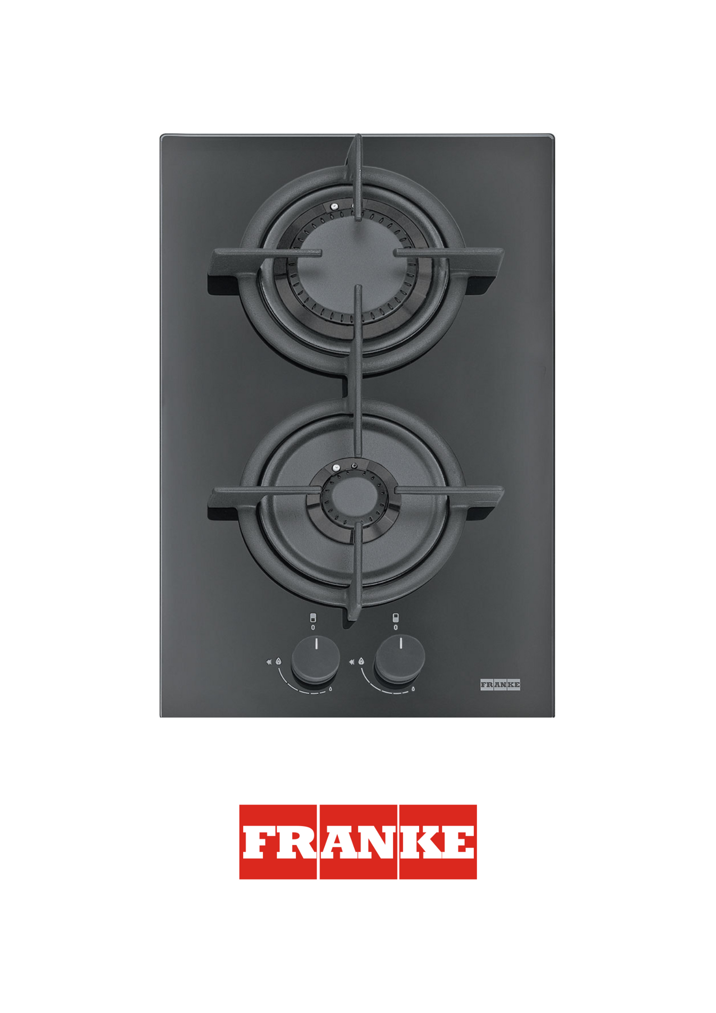 FRANKE (106.0374.278) FHCR 302 2G HE BK C -  Estufa modulo a gas cristal negro